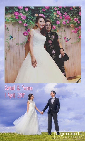 Samuel yvonne wedding singapore instagram printing tagronauts 3