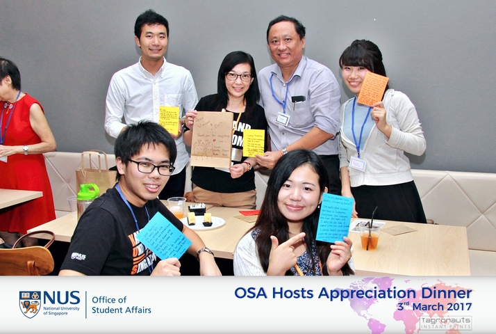 Nus osa hosts appreciation dinner