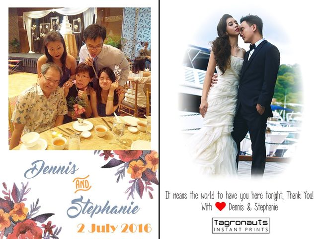 Dennis stephanie wedding instagram printing singapore tagronauts