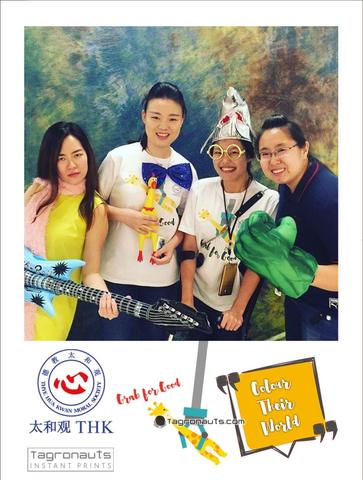 Thk colour their world roadshow instagram printing tagronauts singapore